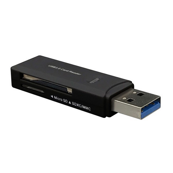 SDカードリーダー USB 3.0規格 携帯キャップ 高速転送 microSD SDXC MMC 最大5Gbps Win/Mac対応 保存 データ通信 送料無料/規格内 S◇ USB3.0カードリーダー｜top1-price｜02