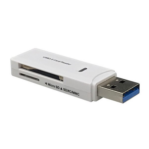 SDカードリーダー USB 3.0規格 携帯キャップ 高速転送 microSD SDXC MMC 最大5Gbps Win/Mac対応 保存 データ通信 送料無料/規格内 S◇ USB3.0カードリーダー｜top1-price｜03