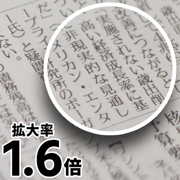 メガネ型ルーぺ 拡大鏡 ルーペ 眼鏡型 1.6倍 メガネルーペ ポーチ付