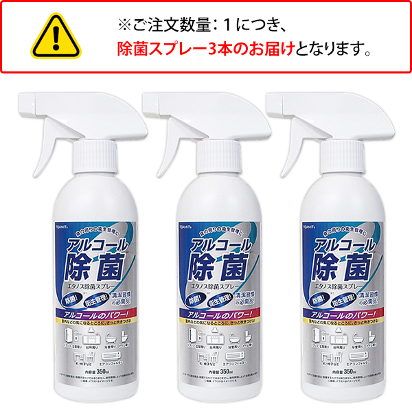 3本セット 除菌スプレー エアコンフィルター ウイルス対策 350ml 