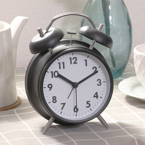 目覚まし時計 レトロ 大音量 置時計 アナログ 子供 アラーム ライト