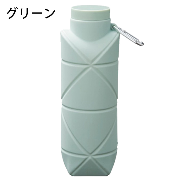 水筒 折りたたみ 500ml 氷のう たためる ボトル コンパクト 直飲み