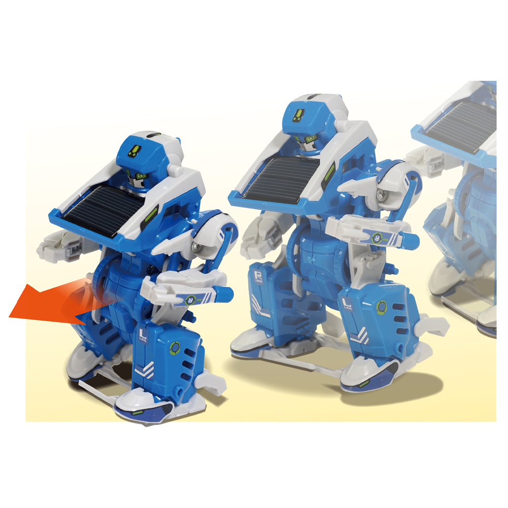 動くロボット ソーラー発電 工作 3種に変形 戦車 タンク 多彩ギミック