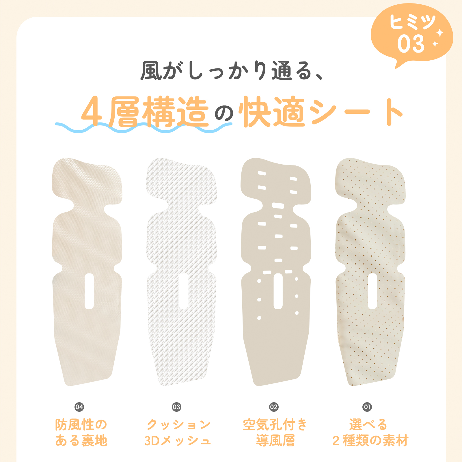 GU MODE ベビーカーファンシート ファン付き 冷感 扇風機 チャイルドシート 赤ちゃん 夏用 クールシート 保冷剤収納 暑さ対策 洗える 爆買の画像