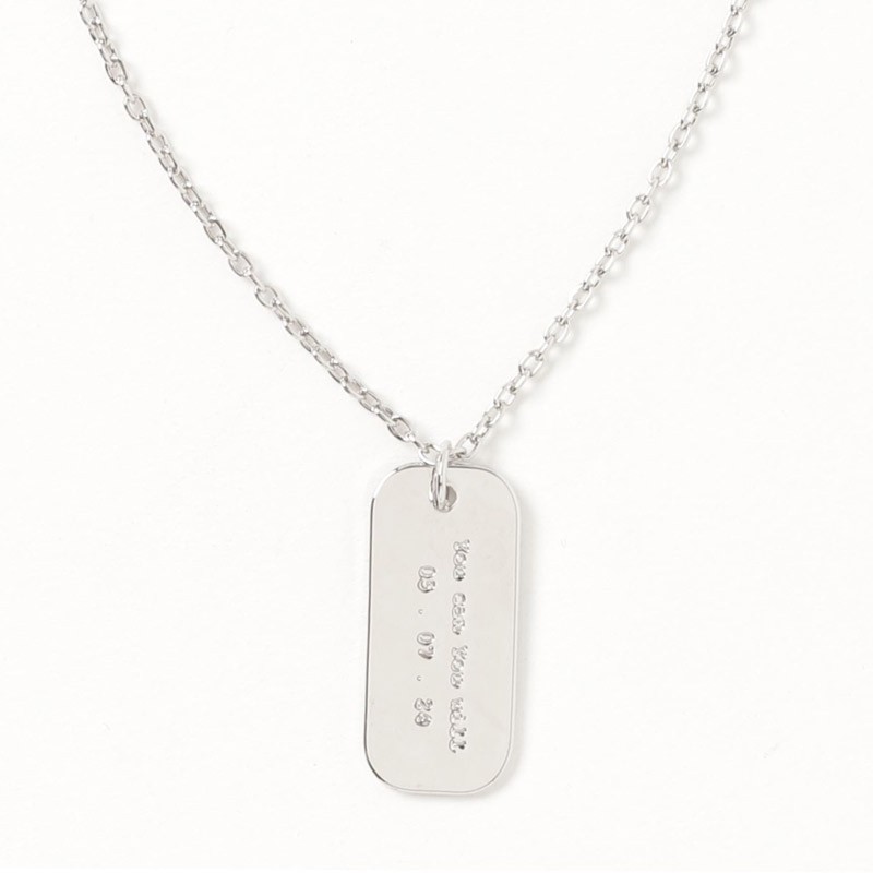 ネックレス メンズ レディース アクセサリー プレート コイン