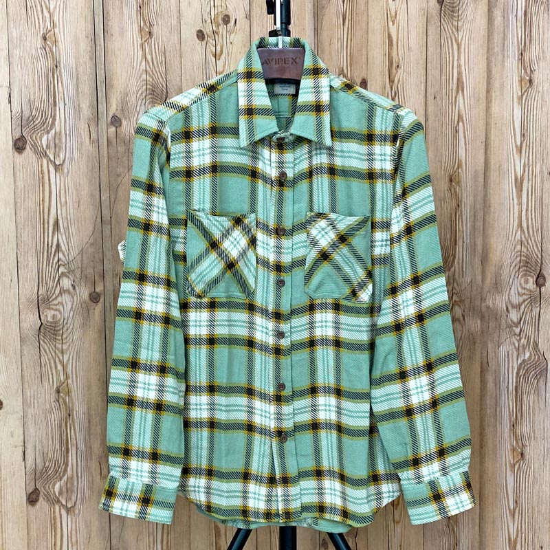 AVIREX アヴィレックス COTTON FLANNEL SHIRT コットンフランネル チェックシャツ ネルシャツ アビレックス トップス 長袖 メンズ ブランド 783-4920002 | AVIREX | 03