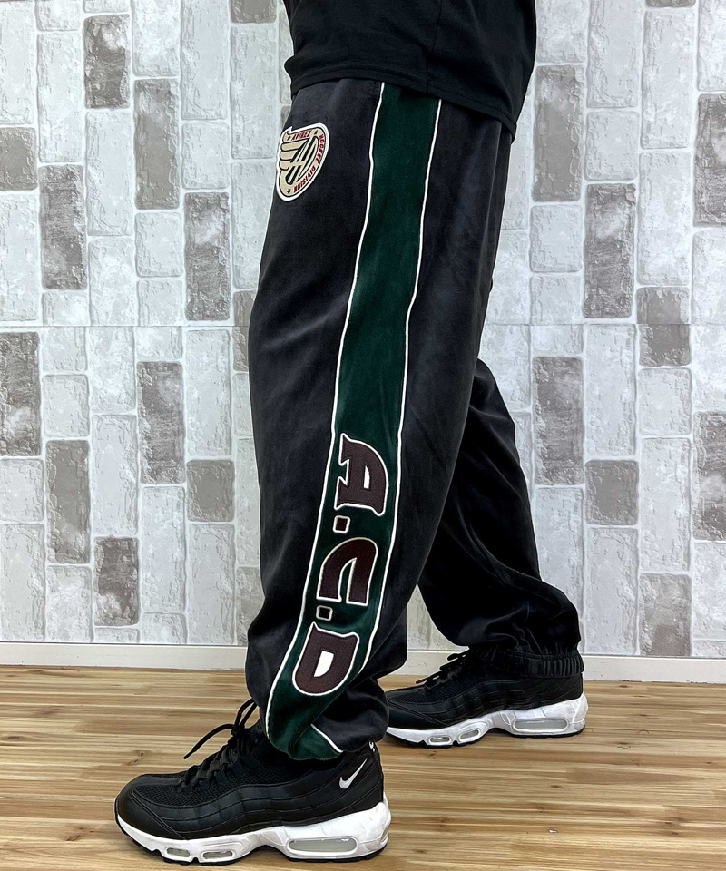 AVIREX（アヴィレックス） VELOUR PANTS 'A.C.D' 783-5210022 ベロア