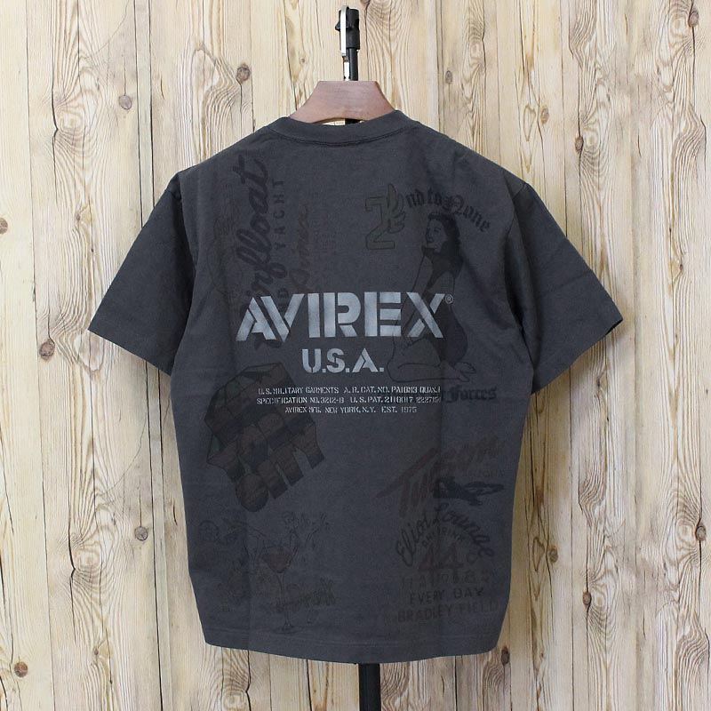 AVIREX（アヴィレックス） ARCHIVE PRINT TEE 783-6134023 アーカイブ