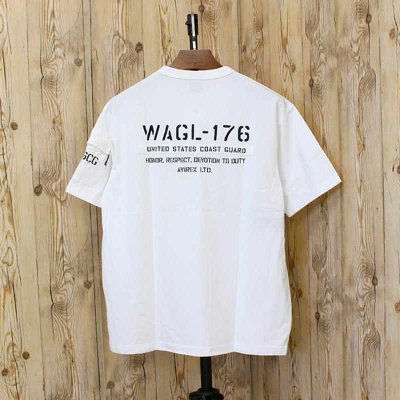 AVIREX（アヴィレックス） FADED S/S MIL. PKT TEE 783-6134005