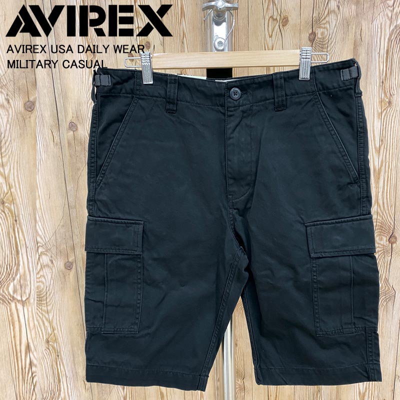 AVIREX FATIGUE SHORTS ファティーグショーツ 6ポケットパンツ ミリタリー カモ...