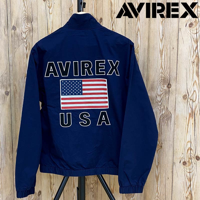 AVIREX アヴィレックス STAND FULL ZIP JACKET U.S. FLAG ジャケ...