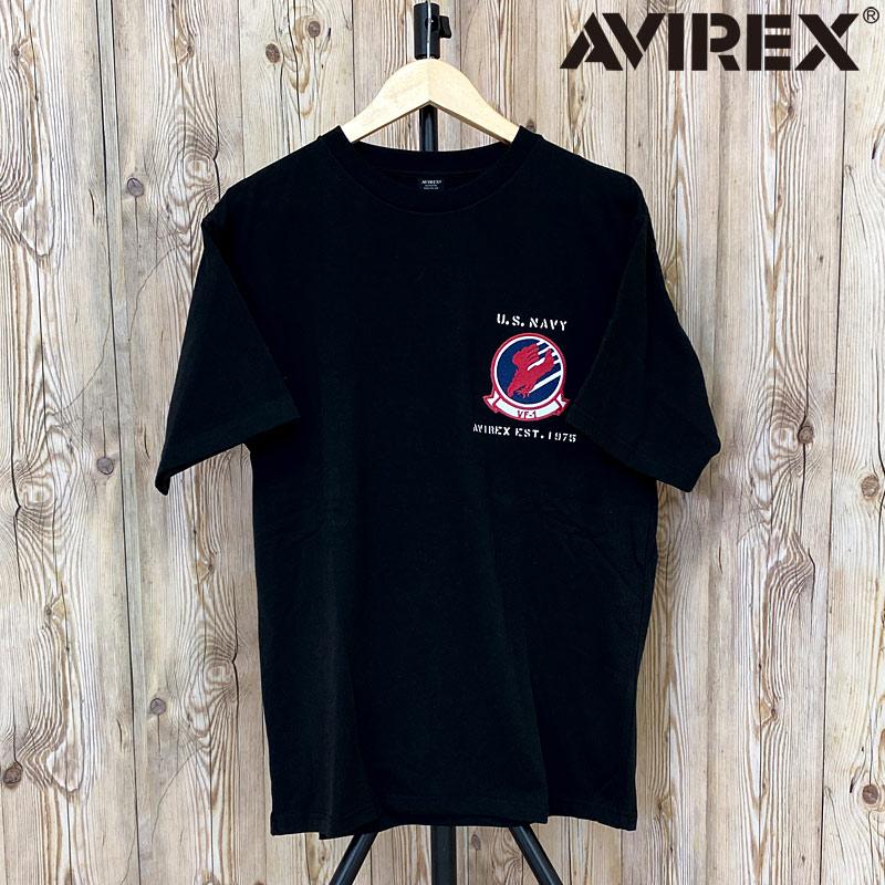 AVIREX アビレックス TOP GUN SHEETING PATCH T-SHIT トップガン半袖Tシャツ トップス メンズブランド｜topism｜04