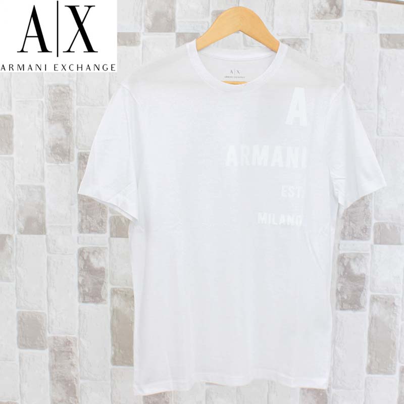 ARMANI EXCHANGE AX ブランドロゴクルーネックTシャツ アルマーニエクスチェンジ