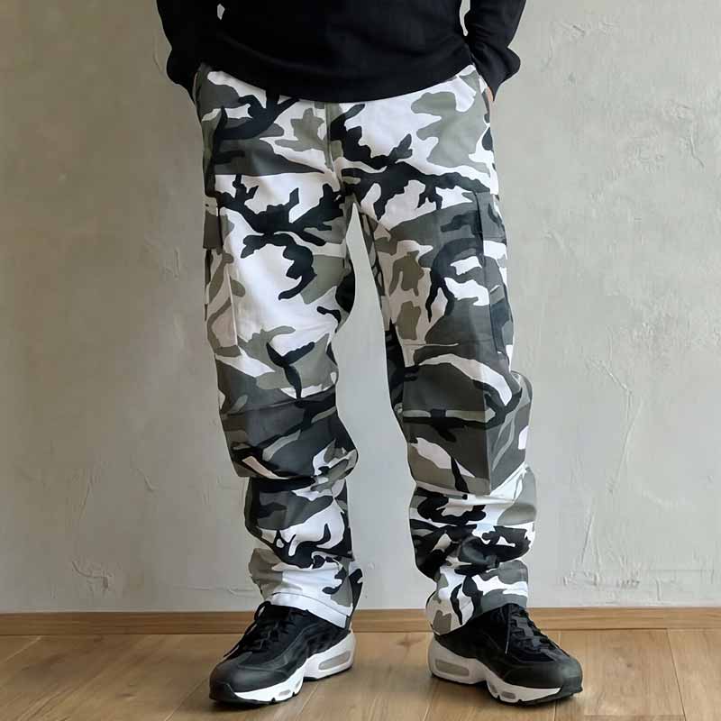 ROTHCO（ロスコ） カモフラージュ BDU ワイドカーゴパンツ メンズ