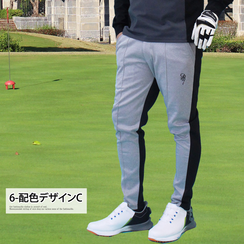 ゴルフパンツ メンズ ゴルフウェア GIORNO SEVEN ジョルノセブン 配色