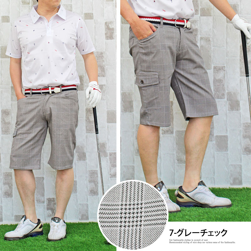 楽天市場】ゴルフパンツ メンズ ゴルフ ミリタリー ハーフパンツ
