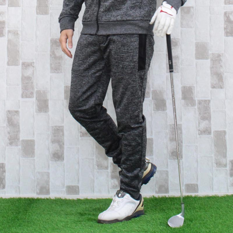 【8YARDS】2023年サイドライン×立体ロゴ ストレッチゴルフパンツ L 8YARDS】2023年サイドライン×立体ロゴ ストレッチゴルフパンツ L