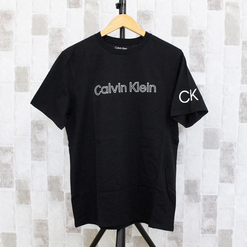 Calvin Klein カルバンクライン CK トラベリングロゴ クルーネック 半袖Tシャツ ss traveling logo crewneck tee メンズ ブランド｜topism｜03