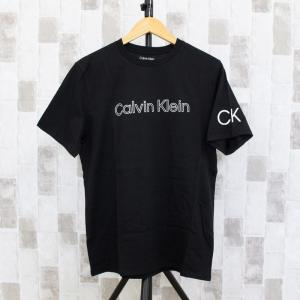 Calvin Klein カルバンクライン CK トラベリングロゴ クルーネック 半袖Tシャツ ss...