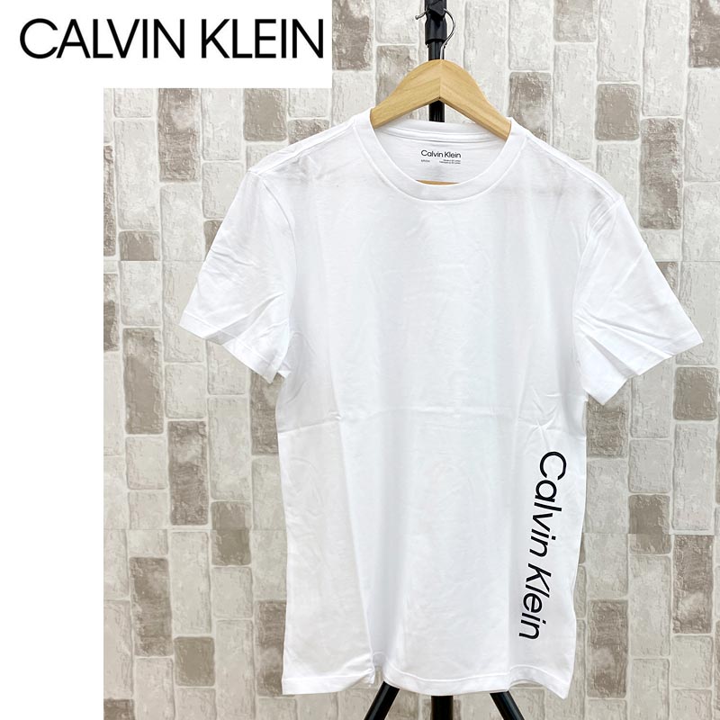 Calvin Klein カルバンクライン CK サイドシームロゴクルーネックTシャツ