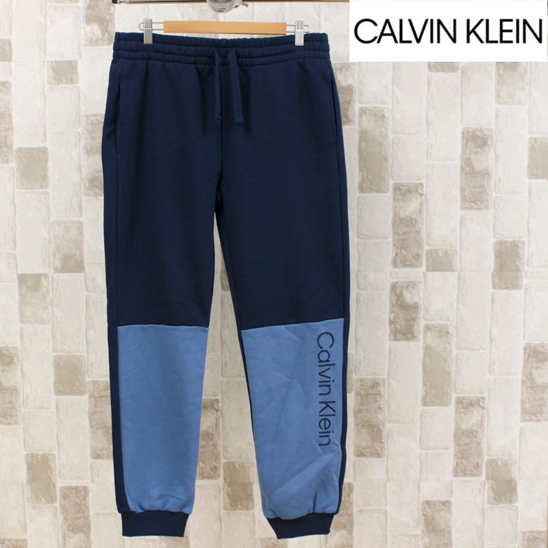 Calvin Klein カルバンクライン CK カラーブロックロゴ スウェットパンツ ジョガーパン...