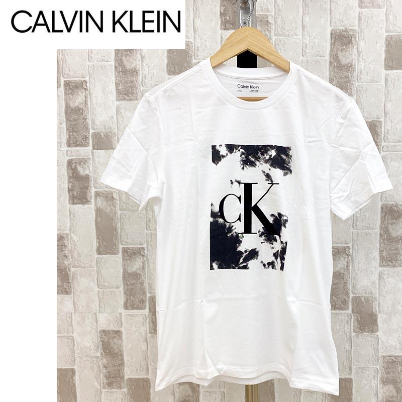 Calvin Klein カルバンクライン CK シーズナルプリントクルーネックTシャツ 半袖Tシャツ コットン100%｜topism｜02