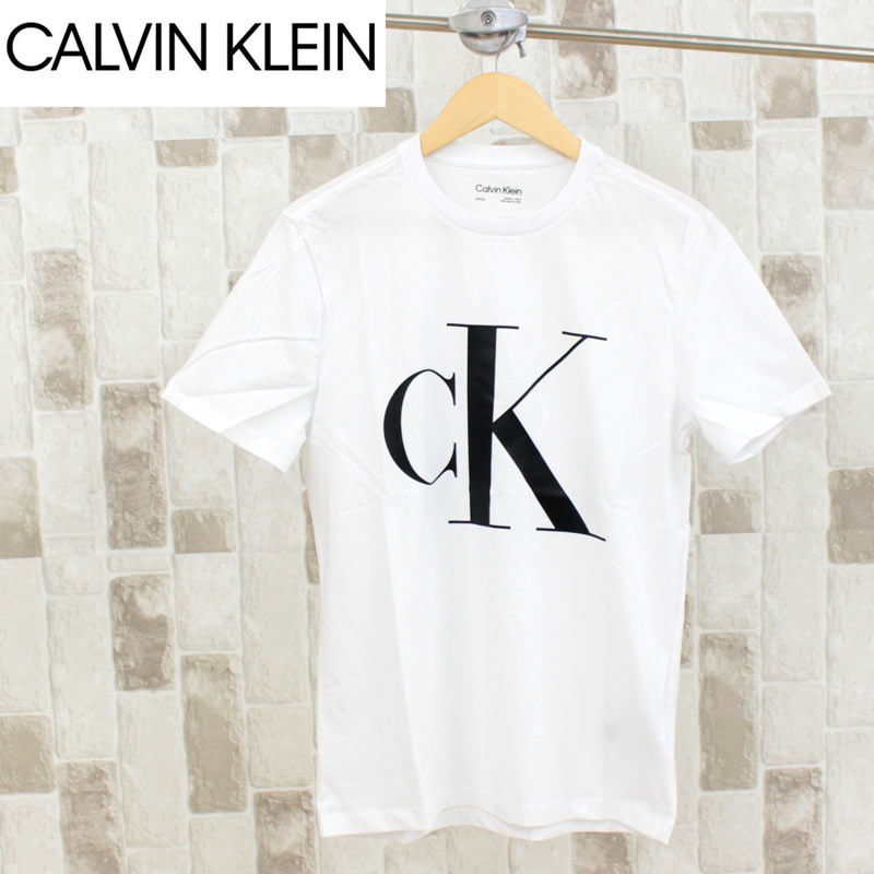 Calvin Klein カルバンクライン CK ビッグロゴ モノグラム グラフィックTシャツ クルーネック 半袖Tシャツ トップス メンズ ブランド｜topism｜02