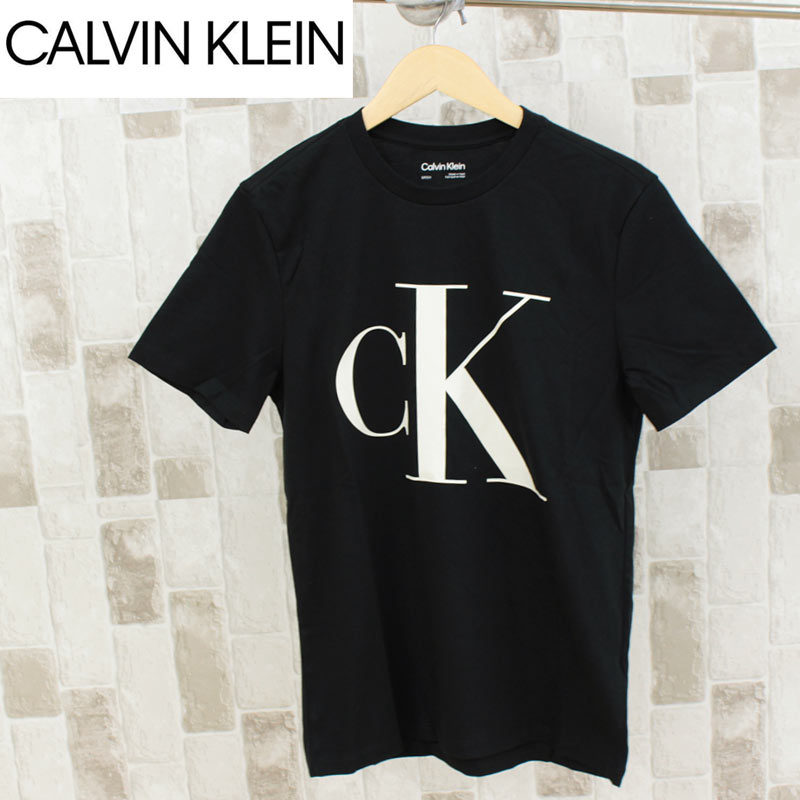 Calvin Klein カルバンクライン CK ビッグロゴ モノグラム グラフィックTシャツ クルーネック 半袖Tシャツ トップス メンズ ブランド｜topism｜03