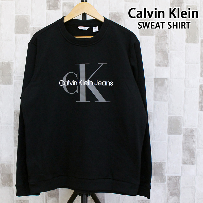 Calvin Klein カルバンクライン Calvin Klein Jeans CKJ モノグラムプリント クルーネック スウェットシャツ ls monogram crewneck sweatshirt 裏起毛 メンズ｜topism｜03