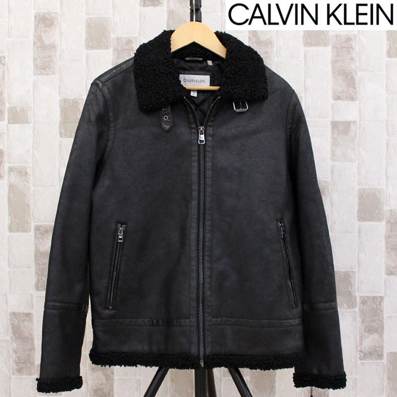 Calvin Klein カルバンクライン CK B-3 フェイクシアリングジャケット