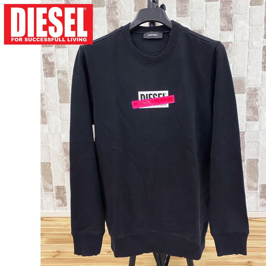 DIESEL - DIESEL ディーゼル スウェット サイズ:S デニムパッチ