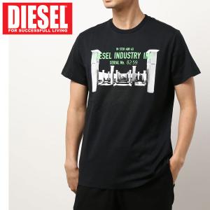 DIESEL ディーゼル ロゴプリント クルーネック 半袖Tシャツ「T-DIEGO-S13」メンズ ...