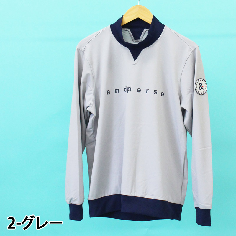 and per se アンパスィ ゴルフウェア メンズ トレーナー モック