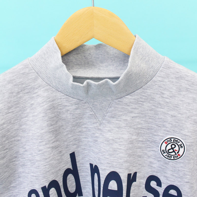 and per se（アンパスィ） ゴルフウェア メンズ トレーナー モック