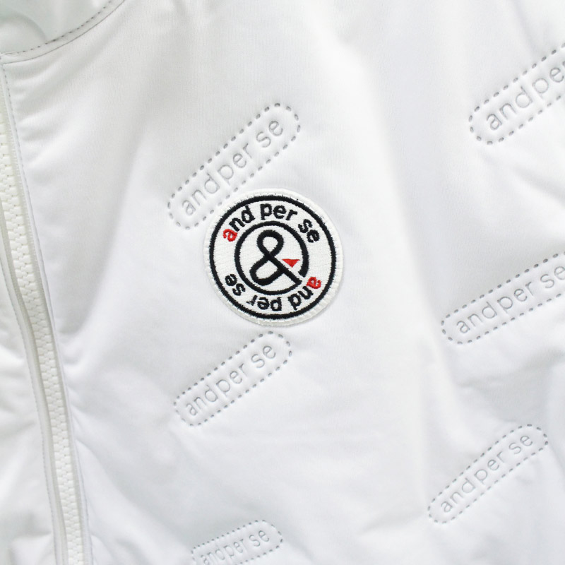 and per se（アンパスィ） ゴルフウェア メンズ 中綿ジャケット