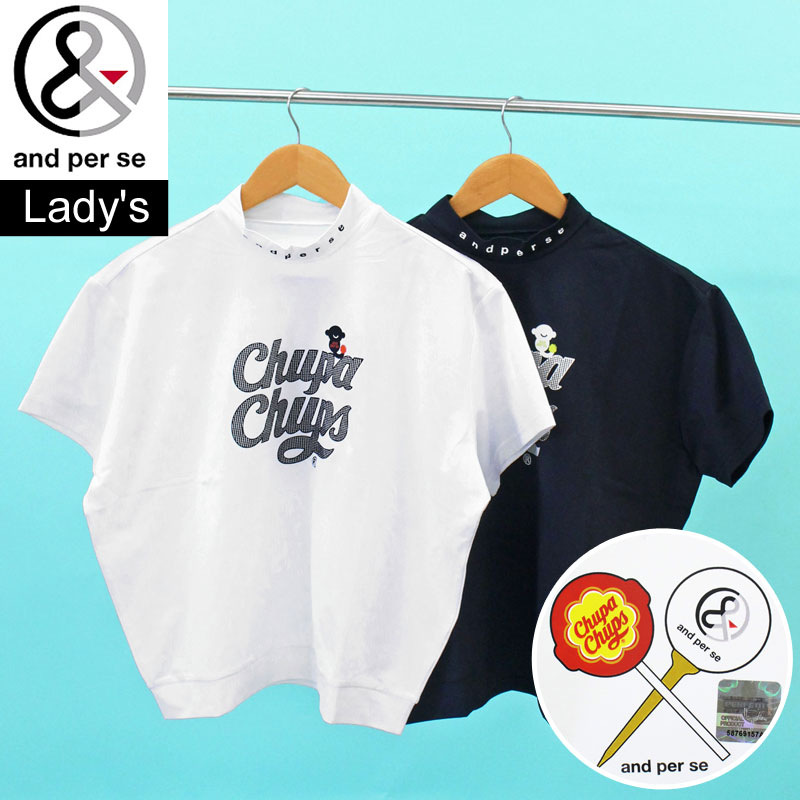 and per se（アンパスィ） ゴルフウェア レディース モックネック