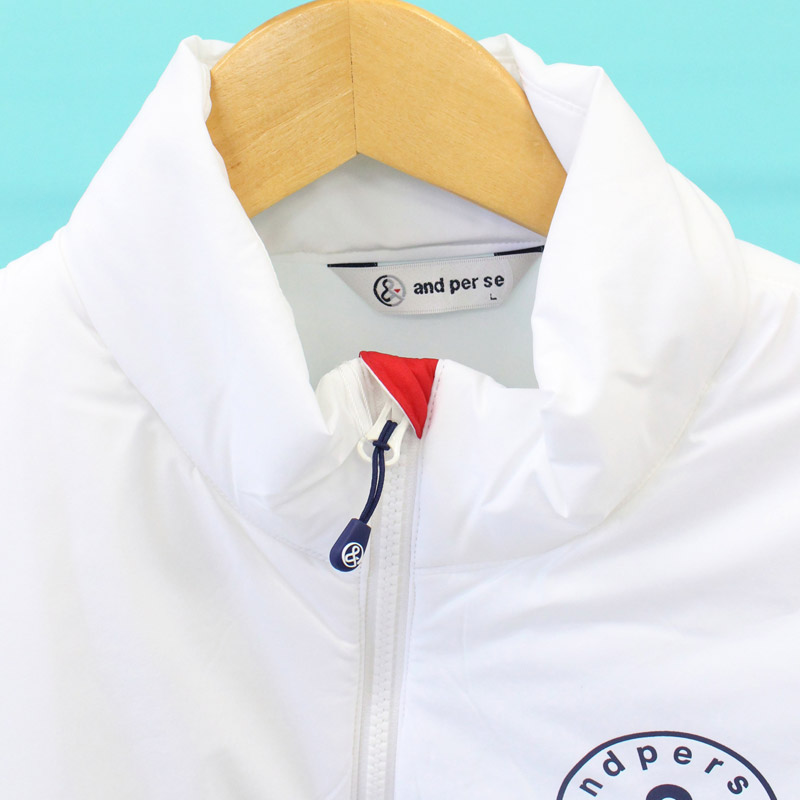 and per se（アンパスィ） ゴルフウェア メンズ 中綿ジャケット