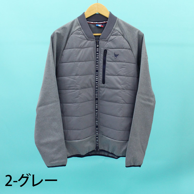CLUNK（クランク） ゴルフウェア メンズ 中綿ジャケット フルジップ