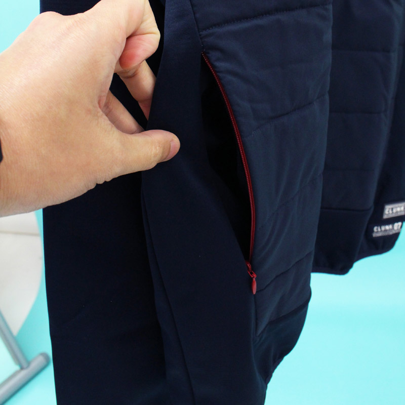 CLUNK（クランク） ゴルフウェア メンズ 中綿ジャケット フルジップ