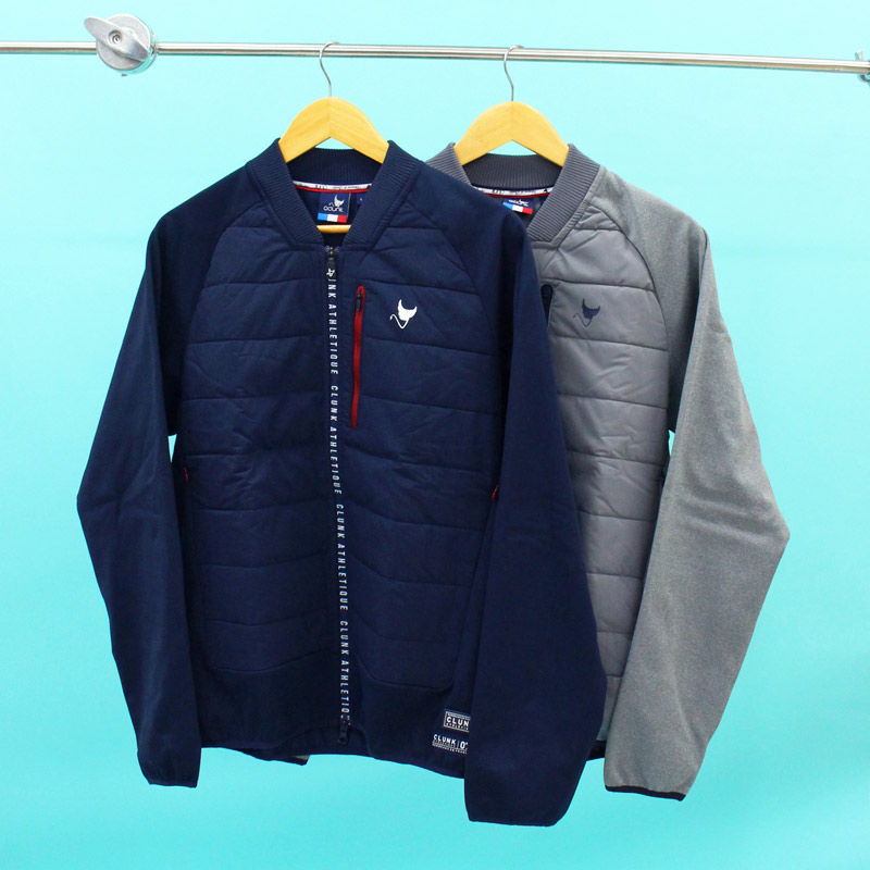 CLUNK（クランク） ゴルフウェア メンズ 中綿ジャケット フルジップ