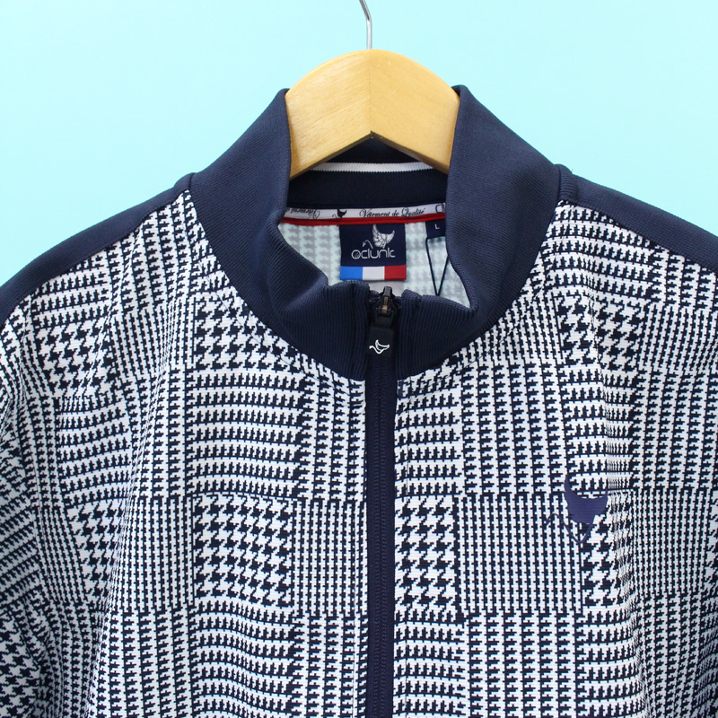 CLUNK（クランク） ゴルフウェア メンズ ニットジップアップブルゾン