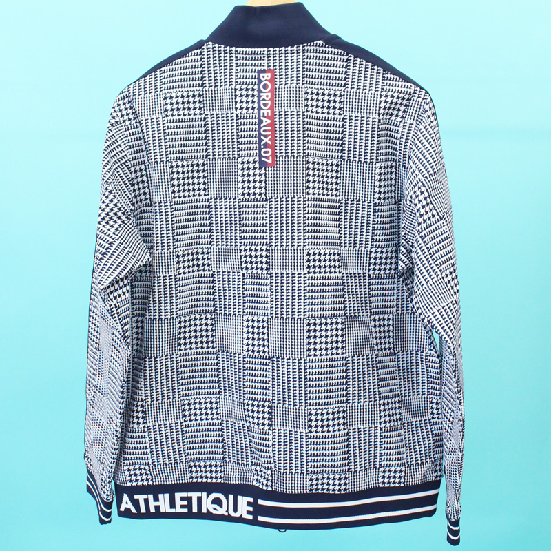 CLUNK（クランク） ゴルフウェア メンズ ニットジップアップブルゾン