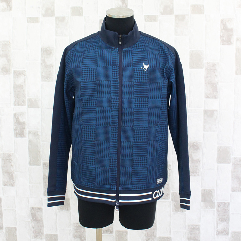 CLUNK（クランク） ゴルフウェア メンズ ニットジップアップブルゾン