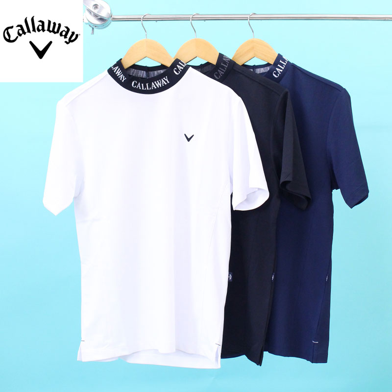 Callaway 【半袖】Lサイズ ポロシャツ、モックネックシャツ2枚セット♪ Callaway（キャロウェイ） キャロウェイアパレル ゴルフウェア メンズ