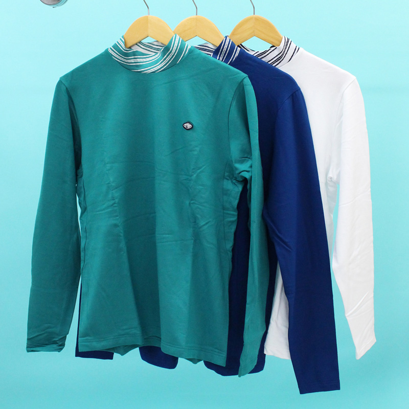 FIDRA（フィドラ） ゴルフウェア メンズ モックネックシャツ 裏微起毛