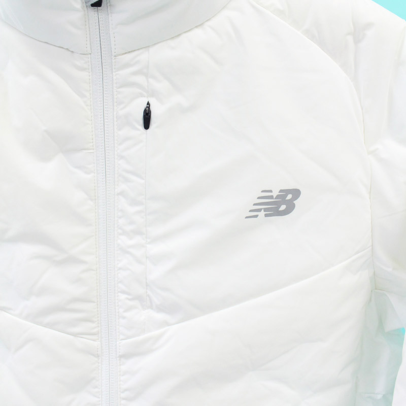 ニューバランスゴルフ ダウンジャケット 白 袖脱着可2WAY中綿ブルゾン防寒秋冬 New Balance Golf（ニューバランスゴルフ） ゴルフウェア メンズ
