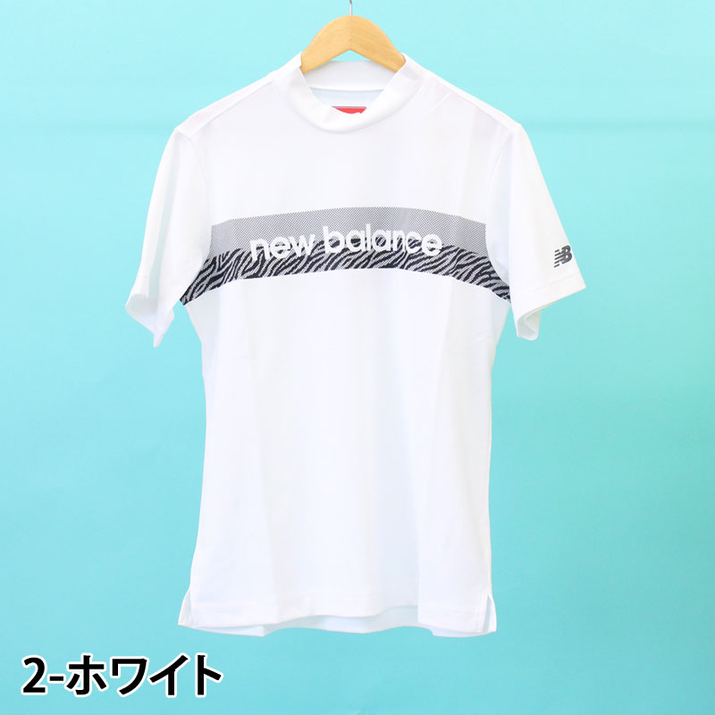 New Balance GOLF ニューバランスゴルフ ゴルフウェア メンズ モックネック トップス 半袖 ロゴ ブランド おしゃれ 春夏_2