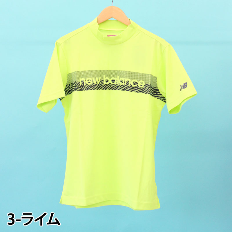 New Balance GOLF ニューバランスゴルフ ゴルフウェア メンズ モックネック トップス 半袖 ロゴ ブランド おしゃれ 春夏_3