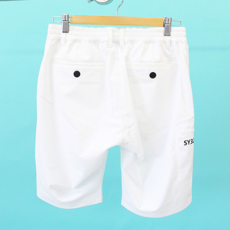 美品！ゴルフ SY32 ポロシャツ ショートパンツ セットアップ SY32 by SWEET YEARS GOLF ゴルフウェア メンズ ゴルフパンツ