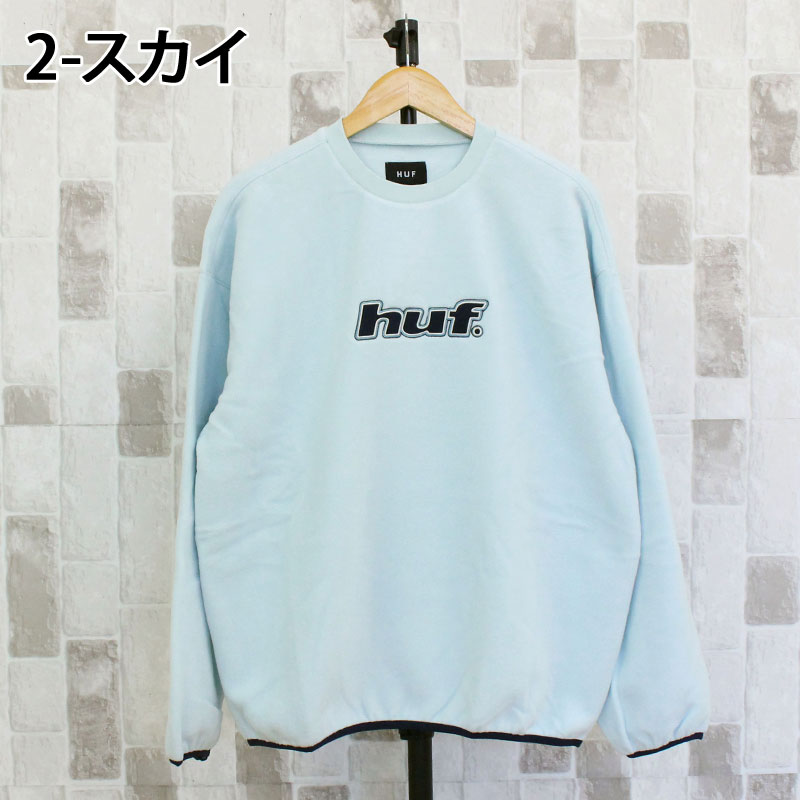 HUF ハフ Hドットポーラーフリースクルーネック スウェットシャツ トレーナー H DOT POLAR FLEECE CREWNECK FL00247 トップス 長袖 プルオーバー メンズ_2
